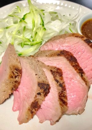 ローストポークwith蜂蜜わさびソース-レシピのメイン写真