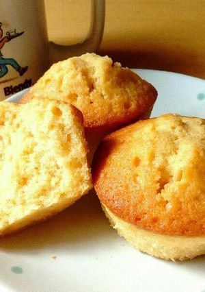 簡単マドレーヌ・カップケーキ-レシピのメイン写真