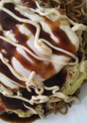 がっつり食べたい！節約広島お好み焼き風-レシピのメイン写真