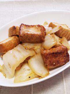 ☆白菜と厚揚げの中華炒め☆-レシピのメイン写真