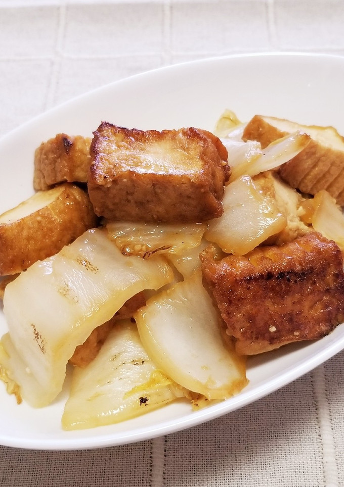 ☆白菜と厚揚げの中華炒め☆-レシピのメイン写真