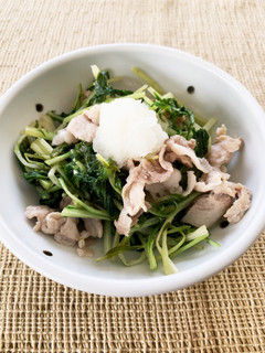 ご飯もすすむ!水菜と豚肉の炒め物(^^)-レシピのメイン写真
