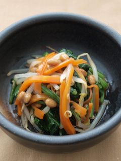 ほうれん草の納豆和え-レシピのメイン写真