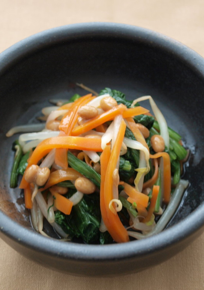ほうれん草の納豆和え-レシピのメイン写真