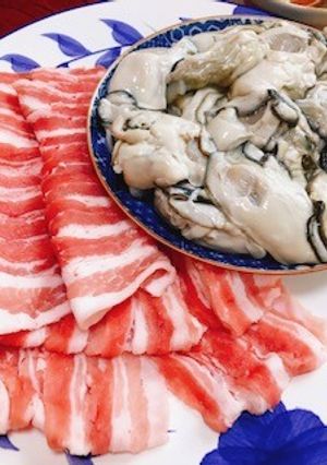 自家製だし・牡蠣と豚バラの味噌鍋-レシピのメイン写真