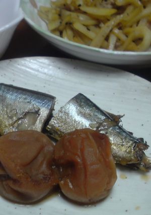 さんまの梅煮-レシピのメイン写真