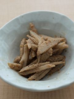 ごぼうのごまきなこ和え-レシピのメイン写真