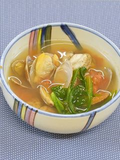 あさりとトマトのスープ-レシピのメイン写真