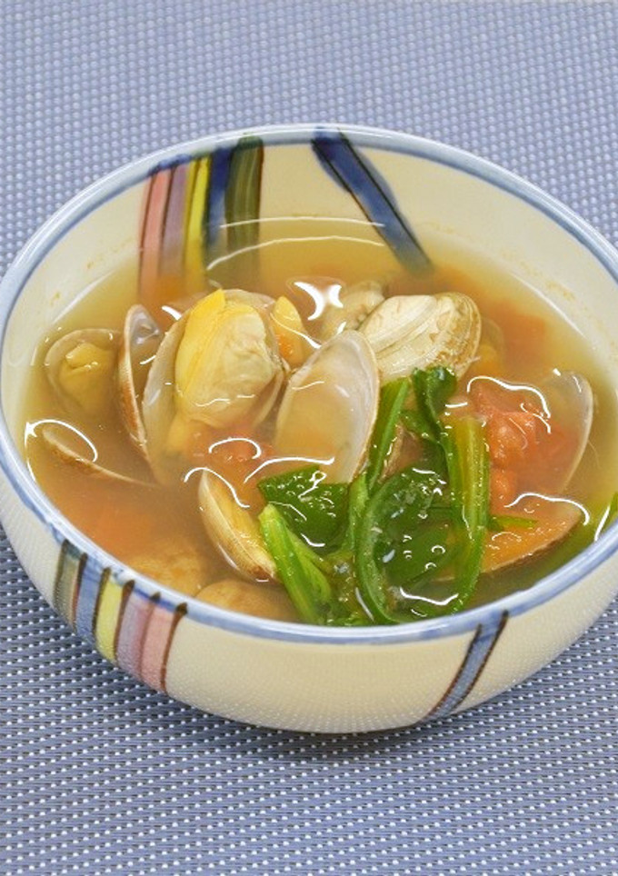 あさりとトマトのスープ-レシピのメイン写真