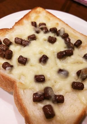 ☆チョコベビーチーズトースト☆-レシピのメイン写真