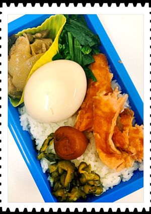 作り置きで楽チン！10分のっけ弁当-レシピのメイン写真