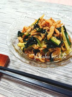 鶏皮で☆クラゲみたいなコリコリ中華和え-レシピのメイン写真