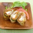 豚肉ときんぴらの焼き春巻き