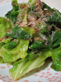粉山椒で春キャベツの和え物♪-レシピのメイン写真