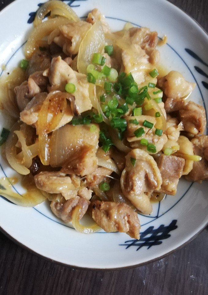 照り焼き風　とり玉ねぎ炒め-レシピのメイン写真