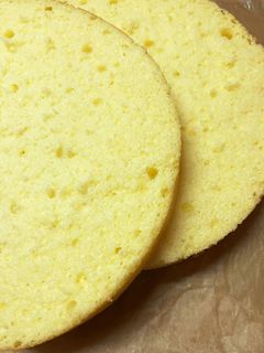 共立てスポンジケーキ-レシピのメイン写真