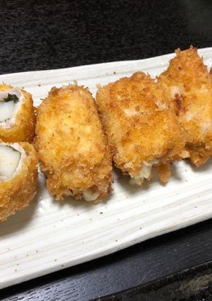 餅チーズ揚げ-レシピのメイン写真