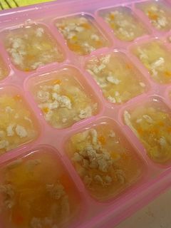 離乳食中期✩挽肉野菜あんかけ✩-レシピのメイン写真