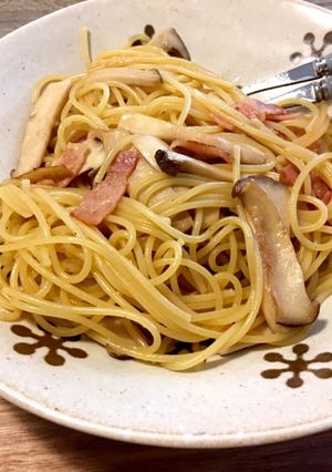 超時短！エリンギとベーコンの和風パスタ-レシピのメイン写真