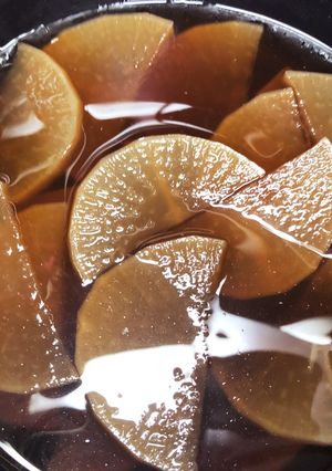 鯛のアラ出汁の煮こごりで作る大根の煮物-レシピのメイン写真