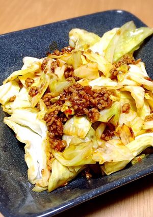 ピリ辛na肉みそキャベツ炒め-レシピのメイン写真