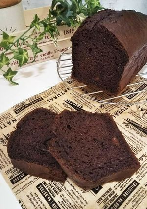 簡単♪生クリームでWチョコパウンドケーキ-レシピのメイン写真
