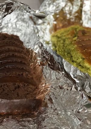 チョコ&抹茶のパウンドケーキ-レシピのメイン写真