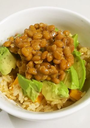 おかかチーズアボカド納豆ごはん-レシピのメイン写真