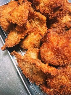 生姜焼き用の豚肉でひとくちトンカツ-レシピのメイン写真