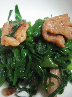 ニラと豚肉の和え物-レシピのメイン写真