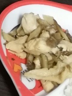鶏ごぼう-レシピのメイン写真
