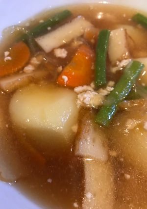 まかない～給食のじゃがいものそぼろ煮～-レシピのメイン写真