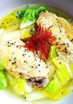 あっさり美味しい！手羽先スープ-レシピのメイン写真