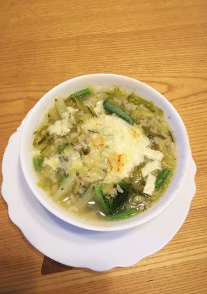 ＜朝ごはん＞スープのリメイクリゾット-レシピのメイン写真