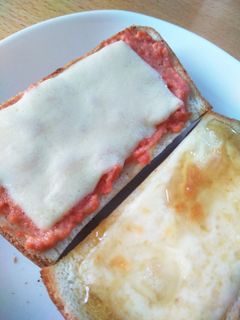 朝食!簡単!!明太子マヨネーズ♡トースト-レシピのメイン写真
