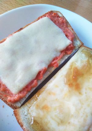 朝食!簡単!!明太子マヨネーズ♡トースト-レシピのメイン写真