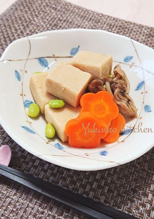 基本のキ☆高野豆腐の含め煮-レシピのメイン写真