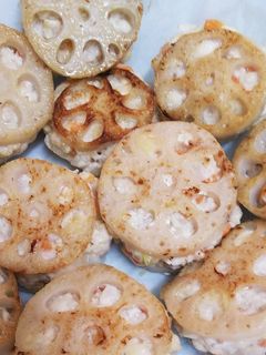 鶏肉とれんこんのはさみ煮-レシピのメイン写真