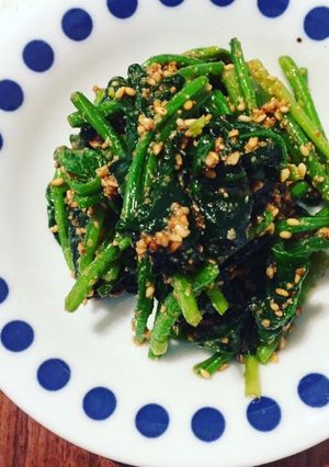 レンチンで簡単◎ほうれん草の胡麻和え-レシピのメイン写真