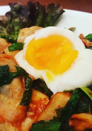 綺麗になれちゃう『簡単豚キムチ丼物』-レシピのメイン写真