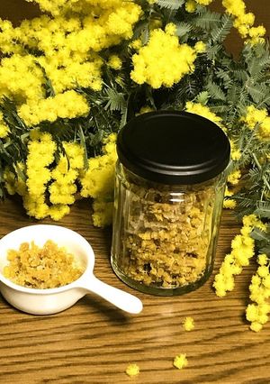 ミモザの花の砂糖漬け-レシピのメイン写真