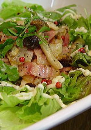 きのことベーコンソテーのサラダ丼-レシピのメイン写真