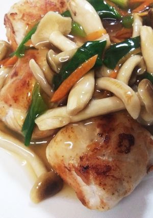 豚肉のお豆腐包みあんかけ-レシピのメイン写真