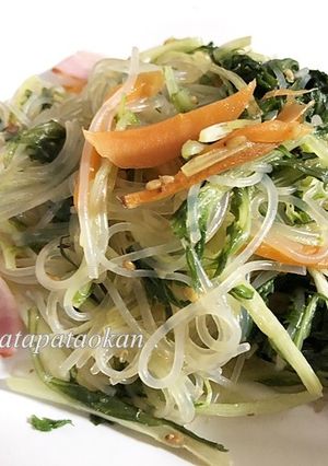 水菜と春雨の炒め物-レシピのメイン写真