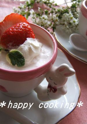 ふんわ~り♡とろける苺のムース-レシピのメイン写真
