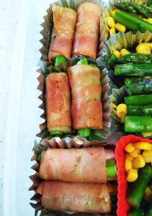 アスパラベーコン 弁当冷凍ストック用-レシピのメイン写真