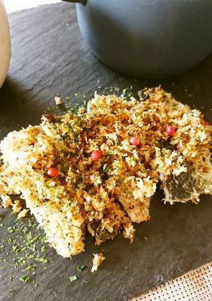 アジハーブmixゆかりパン粉焼き-レシピのメイン写真