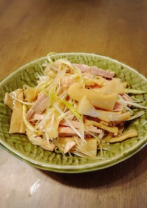 簡単！スパムと白髪ネギの中華和え-レシピのメイン写真