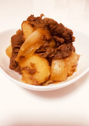 一手間で絶品 こってりホクホク肉じゃが♡-レシピのメイン写真