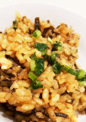 大絶賛！☆鮭と塩昆布の炊き込みご飯☆-レシピのメイン写真